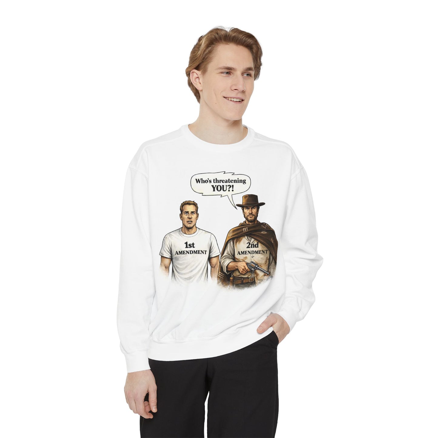 Unisex Garment-Dyed Sweatshirt